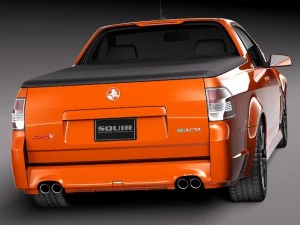 Holden VF Commodore Ute SSV 2014 3D Model
