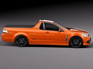 Holden VF Commodore Ute SSV 2014 3D Model