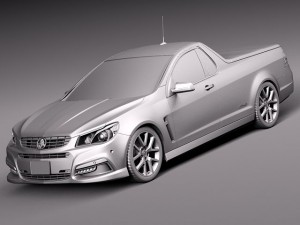 Holden VF Commodore Ute SSV 2014 3D-Modell