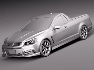 Holden VF Commodore Ute SSV 2014 3D Model