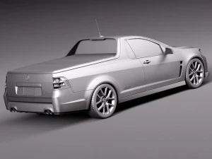 Holden VF Commodore Ute SSV 2014 3D Model