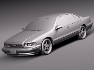 Chevrolet Impala SS 1994-1996 Modello 3D
