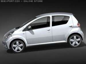 Toyota Aygo 3D Model