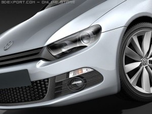 Volkswagen Scirocco 2009 Model 3D