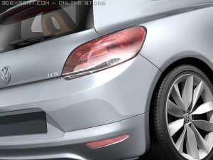 Volkswagen Scirocco 2009 Model 3D