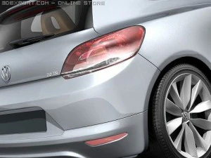 Volkswagen Scirocco 2009 3D Model