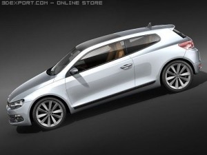 Volkswagen Scirocco 2009 Model 3D