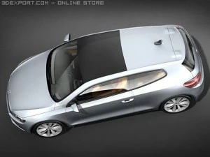 Volkswagen Scirocco 2009 3D Model