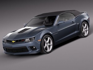 Chevrolet Camaro SS Convertible 2014 3D Model