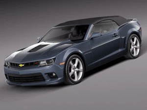Chevrolet Camaro SS Convertible 2014 3D Model