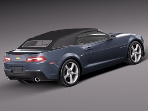 Chevrolet Camaro SS Convertible 2014 3D Model