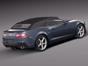 Chevrolet Camaro SS Convertible 2014 3D Model