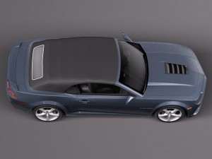 Chevrolet Camaro SS Convertible 2014 3D Model