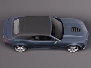 Chevrolet Camaro SS Convertible 2014 3D Model