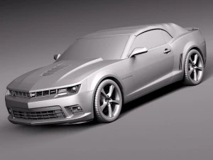 Chevrolet Camaro SS Convertible 2014 3D Model