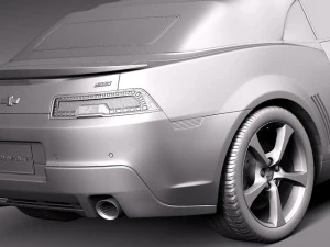 Chevrolet Camaro SS Convertible 2014 3D Model