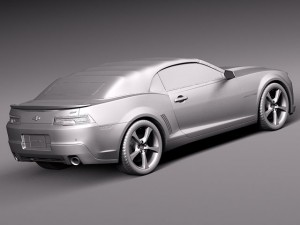 Chevrolet Camaro SS Convertible 2014 3D Model