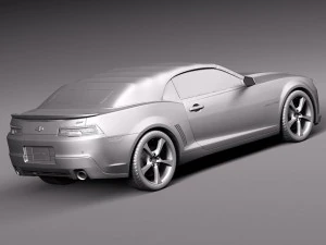 Chevrolet Camaro SS Convertible 2014 3D Model