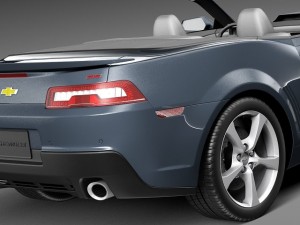 Chevrolet Camaro SS Convertible 2014 3D Model