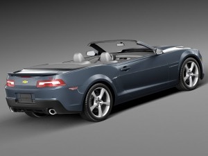 Chevrolet Camaro SS Convertible 2014 3D Model
