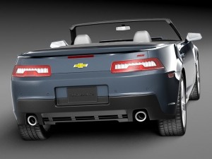 Chevrolet Camaro SS Convertible 2014 3D Model