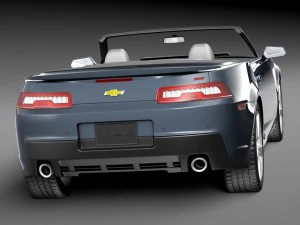 Chevrolet Camaro SS Convertible 2014 3D Model