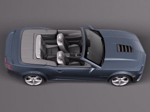 Chevrolet Camaro SS Convertible 2014 3D Model