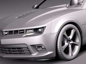 Chevrolet Camaro SS Convertible 2014 3D Model