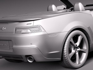 Chevrolet Camaro SS Convertible 2014 3D Model