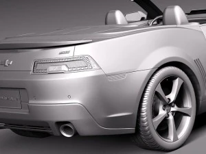 Chevrolet Camaro SS Convertible 2014 3D Model
