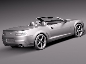 Chevrolet Camaro SS Convertible 2014 3D Model