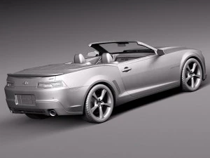 Chevrolet Camaro SS Convertible 2014 3D Model