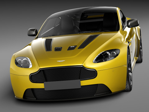 Aston Martin Vantage S 2014 3D Model