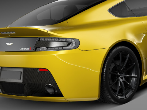Aston Martin Vantage S 2014 3D Model