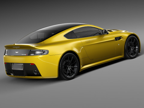 Aston Martin Vantage S 2014 3D Model