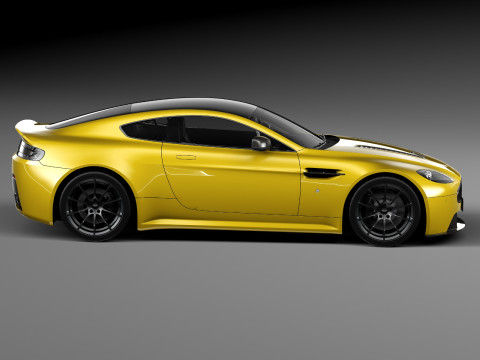 Aston Martin Vantage S 2014 3D Model