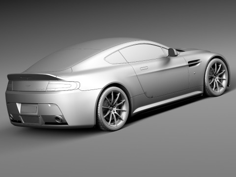 Aston Martin Vantage S 2014 3D Model