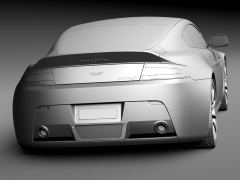 Aston Martin Vantage S 2014 3D Model