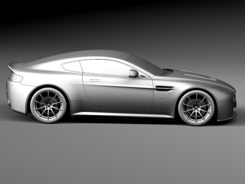 Aston Martin Vantage S 2014 3D Model