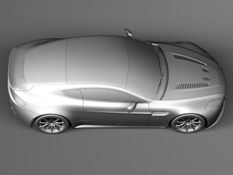 Aston Martin Vantage S 2014 3D Model