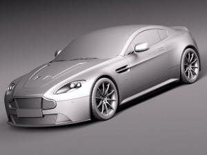 Aston Martin Vantage S 2014 3D 모델