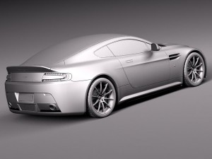 Aston Martin Vantage S 2014 3D 모델