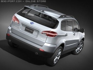 Subaru Tribeca 2008 midpoly 3D Model