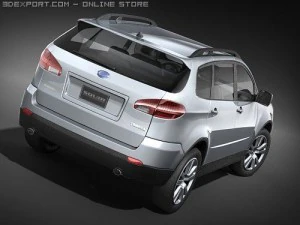 Subaru Tribeca 2008 midpoly 3D Model
