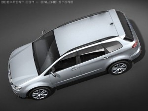 Subaru Tribeca 2008 midpoly 3D Model