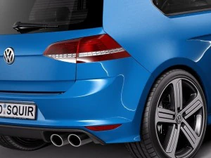 Volkswagen Golf VII R 2014 3D Model
