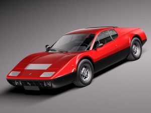 Ferrari 365 GT4 BB 1973-1984 3D Model