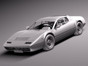 Ferrari 365 GT4 BB 1973-1984 3D Model