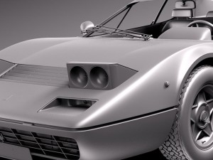 Ferrari 365 GT4 BB 1973-1984 3D Model