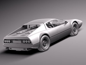 Ferrari 365 GT4 BB 1973-1984 3D Model